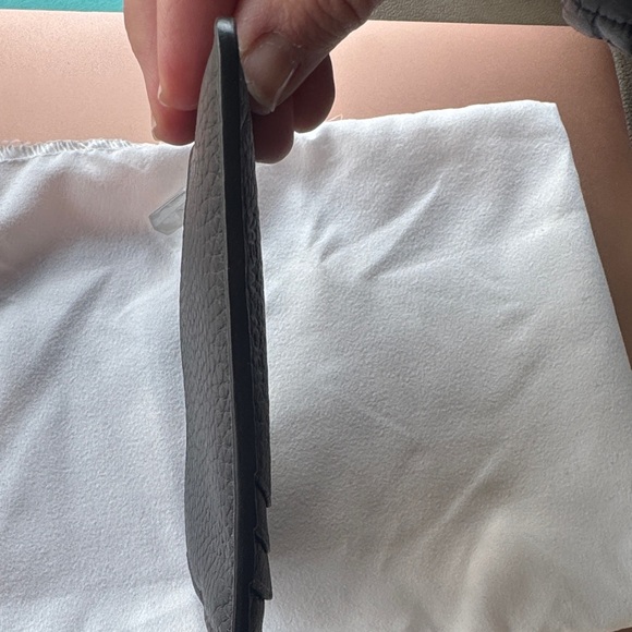 Tiffany & Co. Black Embossed Leather Card Holder - return to Tiffany - Picture 6 of 10